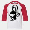 Youth Three Quarter Sleeve Baseball T-Shirt Thumbnail