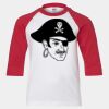 Youth Three Quarter Sleeve Baseball T-Shirt Thumbnail