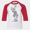 Youth Three Quarter Sleeve Baseball T-Shirt Thumbnail