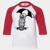 Youth Three Quarter Sleeve Baseball T-Shirt Thumbnail