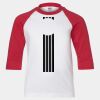 Youth Three Quarter Sleeve Baseball T-Shirt Thumbnail