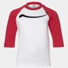 Youth Three Quarter Sleeve Baseball T-Shirt Thumbnail