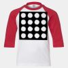 Youth Three Quarter Sleeve Baseball T-Shirt Thumbnail