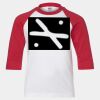 Youth Three Quarter Sleeve Baseball T-Shirt Thumbnail