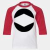 Youth Three Quarter Sleeve Baseball T-Shirt Thumbnail