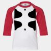 Youth Three Quarter Sleeve Baseball T-Shirt Thumbnail