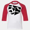Youth Three Quarter Sleeve Baseball T-Shirt Thumbnail