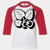 Youth Three Quarter Sleeve Baseball T-Shirt Thumbnail