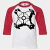 Youth Three Quarter Sleeve Baseball T-Shirt Thumbnail