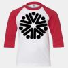 Youth Three Quarter Sleeve Baseball T-Shirt Thumbnail