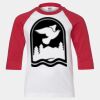 Youth Three Quarter Sleeve Baseball T-Shirt Thumbnail