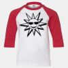 Youth Three Quarter Sleeve Baseball T-Shirt Thumbnail