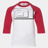 Youth Three Quarter Sleeve Baseball T-Shirt Thumbnail