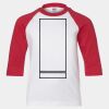 Youth Three Quarter Sleeve Baseball T-Shirt Thumbnail