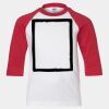 Youth Three Quarter Sleeve Baseball T-Shirt Thumbnail