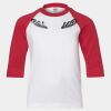 Youth Three Quarter Sleeve Baseball T-Shirt Thumbnail