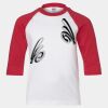 Youth Three Quarter Sleeve Baseball T-Shirt Thumbnail