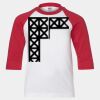 Youth Three Quarter Sleeve Baseball T-Shirt Thumbnail