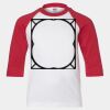 Youth Three Quarter Sleeve Baseball T-Shirt Thumbnail