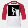 Youth Three Quarter Sleeve Baseball T-Shirt Thumbnail