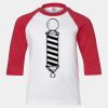 Youth Three Quarter Sleeve Baseball T-Shirt Thumbnail