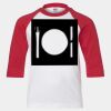 Youth Three Quarter Sleeve Baseball T-Shirt Thumbnail