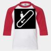 Youth Three Quarter Sleeve Baseball T-Shirt Thumbnail