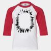 Youth Three Quarter Sleeve Baseball T-Shirt Thumbnail