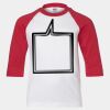 Youth Three Quarter Sleeve Baseball T-Shirt Thumbnail