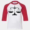 Youth Three Quarter Sleeve Baseball T-Shirt Thumbnail