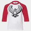 Youth Three Quarter Sleeve Baseball T-Shirt Thumbnail