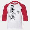 Youth Three Quarter Sleeve Baseball T-Shirt Thumbnail