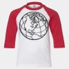Youth Three Quarter Sleeve Baseball T-Shirt Thumbnail