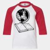 Youth Three Quarter Sleeve Baseball T-Shirt Thumbnail