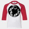 Youth Three Quarter Sleeve Baseball T-Shirt Thumbnail