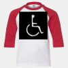 Youth Three Quarter Sleeve Baseball T-Shirt Thumbnail