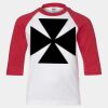 Youth Three Quarter Sleeve Baseball T-Shirt Thumbnail