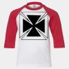 Youth Three Quarter Sleeve Baseball T-Shirt Thumbnail