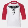 Youth Three Quarter Sleeve Baseball T-Shirt Thumbnail