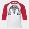 Youth Three Quarter Sleeve Baseball T-Shirt Thumbnail