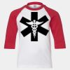Youth Three Quarter Sleeve Baseball T-Shirt Thumbnail