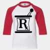 Youth Three Quarter Sleeve Baseball T-Shirt Thumbnail