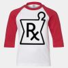 Youth Three Quarter Sleeve Baseball T-Shirt Thumbnail