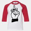 Youth Three Quarter Sleeve Baseball T-Shirt Thumbnail