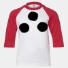 Youth Three Quarter Sleeve Baseball T-Shirt Thumbnail