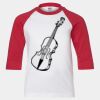 Youth Three Quarter Sleeve Baseball T-Shirt Thumbnail