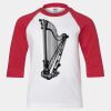 Youth Three Quarter Sleeve Baseball T-Shirt Thumbnail