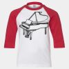 Youth Three Quarter Sleeve Baseball T-Shirt Thumbnail