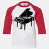 Youth Three Quarter Sleeve Baseball T-Shirt Thumbnail