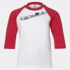 Youth Three Quarter Sleeve Baseball T-Shirt Thumbnail
